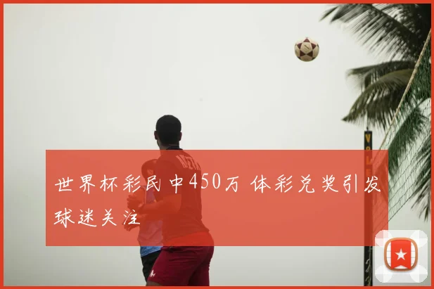世界杯彩民中450万 体彩兑奖引发球迷关注