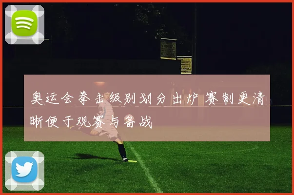 奥运会拳击级别划分出炉 赛制更清晰便于观赛与备战
